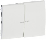 LEGRAND 771079 Galea Life kettős billentyű 2 fényjelzős, fehér