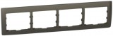 LEGRAND 771204 Galea Life keret 4-es vízszintes, mélybronz