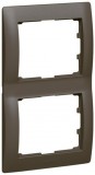 LEGRAND 771206 Galea Life keret 2-es függőleges, mélybronz