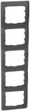 LEGRAND 771209 Galea Life keret 5-ös függőleges, mélybronz