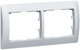 LEGRAND 771302 Galea Life keret 2-es vízszintes, alumínium