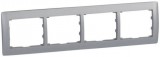 LEGRAND 771304 Galea Life keret 4-es vízszintes, alumínium