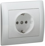 LEGRAND 771362 Galea Life 2P+F dugalj csatlakozóaljzat, rugós, alumínium