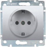 LEGRAND 771363 Galea Life 2P+F dugalj csatlakozóaljzat gyermekvédelemmel, rugós, alumínium