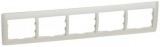 LEGRAND 771505 Galea Life keret 5-ös vízszintes, gyöngyház