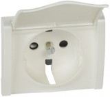 LEGRAND 771522 Galea Life 2P+F dugalj csatlakozóaljzat burkolat csapófedéllel gyöngyház