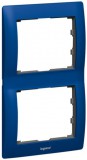 LEGRAND 771916 Galea Life keret 2-es függőleges, csillámkék