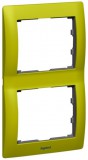LEGRAND 771926 Galea Life keret 2-es függőleges, csillámzöld