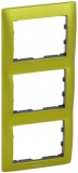 LEGRAND 771927 Galea Life keret 3-as függőleges, csillámzöld
