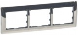 LEGRAND 771933 Galea Life keret 3-as vízszintes, króm