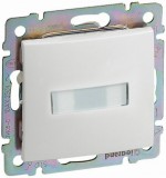 LEGRAND 774217 Valena egypólusú nyomó címketartóval, jelzőfénnyel, 12V, fehér