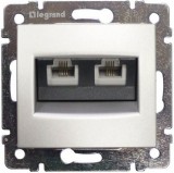 LEGRAND 774243 Valena 2xRJ45 LCS2 Cat6 UTP aljzat, fehér