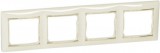 LEGRAND 774354 Valena négyes keret vízszintes elefántcsont