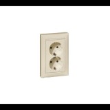 Legrand 774370 Valena 2 db 2P+F csatlakozós fali konnektor (774370)