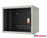 Legrand EVO12U6060P Evoline+ 19" 12U SZÉL:600 MÉLY:600 MAG:626 MAX:65kg levehető oldallapos üvegajtós szürke fali rack szekrény