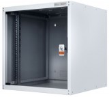 LEGRAND EVO4U6045 fali rackszekrény, 19'' 4U SZÉL: 600 MÉLY: 450 MAG: 405 szürke egyrészes, üvegajtós készre szerelt MAX: 65 kg Evoline