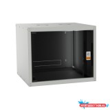 Legrand EVO7U6045 Evoline 19" 7U SZÉL:600 MÉLY:450 MAG:405 MAX:65kg üvegajtós szürke fali rack szekrény