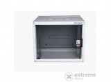 Legrand Rackszekrény - 19" fali kivitel (9U, 495x600x450, szürke,egyrekeszes, üvegajtós, készre szerelt, max.65 kg)