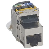 LEGRAND RJ45 Keystone port Cat6 árnyékolatlan (UTP) LCS2 gyorscsatlakozós 180° 2 033181 33181