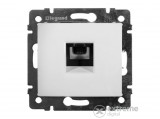 Legrand Valena 1xRJ45 CAT5e UTP süllyesztett informatikai csatlakozó, alumínium (770238)