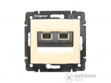 Legrand Valena 2xRJ11 telefon-csatlakozóaljzat, elefántcsont (774339)
