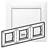 Legrand Valena hármas keret vízszintes fehér