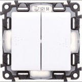 Legrand Valena Life kettős váltókapcsoló IP44 fehér (752158)