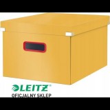 Leitz Click & Store Tárolódoboz Téglalap alakú Farostlemez, Polipropilén (PP) Sárga (53480019)