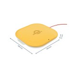 Leitz Cosy QI vezeték nélküli töltő meleg sárga (64790019) (leitz64790019) - Vezeték nélküli töltők