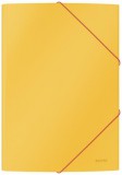 Leitz cosy soft touch a4 meleg sárga gumis karton mappa