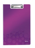 LEITZ Felírótábla, fedeles, A4, LEITZ "Wow", lila