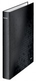 LEITZ "Wow" A4 Maxi 40 mm D alakú 4 gyűrűs karton fekete lakkfényű gyűrűs könyv