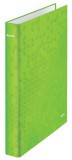 LEITZ "Wow" A4 Maxi 40 mm D alakú 4 gyűrűs karton zöld lakkfényű gyűrűs könyv