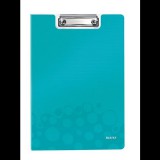 Leitz WOW Clipfolder with cover vágólap A4 Fém, Polifóm Kék (41990051)