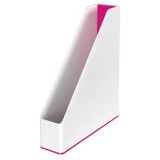 LEITZ "Wow  Iratpapucs, műanyag, 73 mm, kettős színhatású", rózsaszín