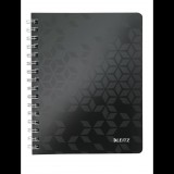 Leitz WOW jegyzettömb és jegyzetfüzet A4 80 lapok Fekete (46370095)