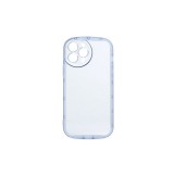 Lekerekített átlátszó TPU telefontok iPhone 14 Pro Max 6.7 colos YooUp Rounded Transparency kék