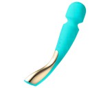 LELO Smart Wand 2 - nagy - akkus, masszírozó vibrátor (türkiz)