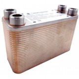 Lemezes hőcserélő 50 lemez 100kW 3/4" külső csatlakozással