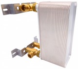 Lemezes hőcserélő tartókonzol, kompatibilis minden 1"-os bekötéssel rendelkező hőcserélővel