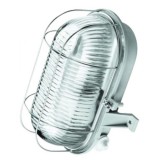 LENA LIGHTING Hajólámpa fém rácsos, 230V, E27, 60W, IP44