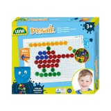 LENA: Mosaik Átlátszó pötyi kreatív szett 15mm 80db-os