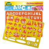 LENA: Számok, betűk és jelek rajzsablon