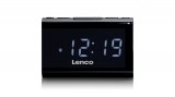 Lenco CR-525BK FM Clock Radio Black CR525BK