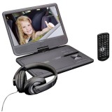 Lenco DVP-1010 Hordozható DVD lejátszó Átalakítható 25,4 cm (10") 1024 x 600 pixelek Fekete