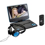 Lenco DVP-910BU Hordozható DVD lejátszó Átalakítható 22,9 cm (9") Fekete, Kék