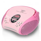 Lenco SCD-24PK portable stereo FM radio with CD player Pink SCD24PK