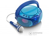 Lenco SCD-650 Karaoke CD-s rádió, kék