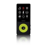 Lenco Xemio-860GN MP3 lejátszó 8 GB Fekete, Lime