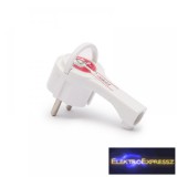 Lengő dugó földelt fehér